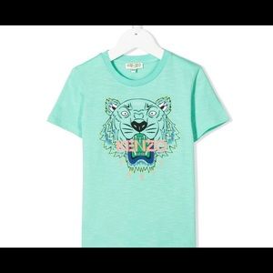 printed tiger kenzo logo T-shirt